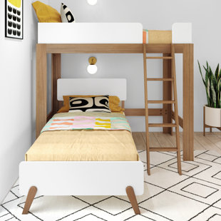 L shaped bunk bed with clearance storage